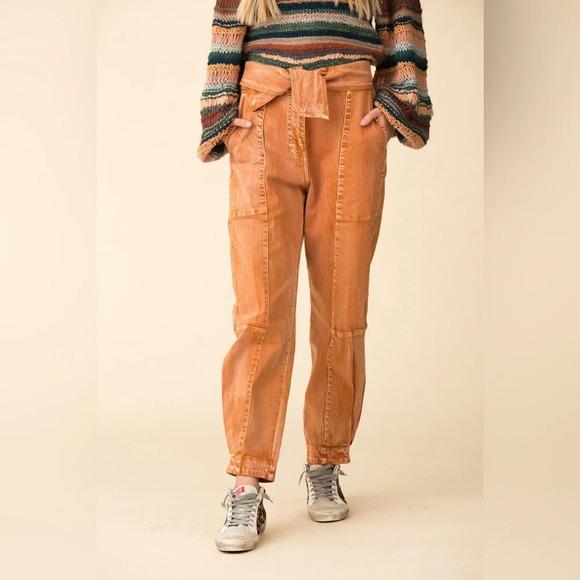 Ulla Johnson Rust Acid Wash Storm Jean